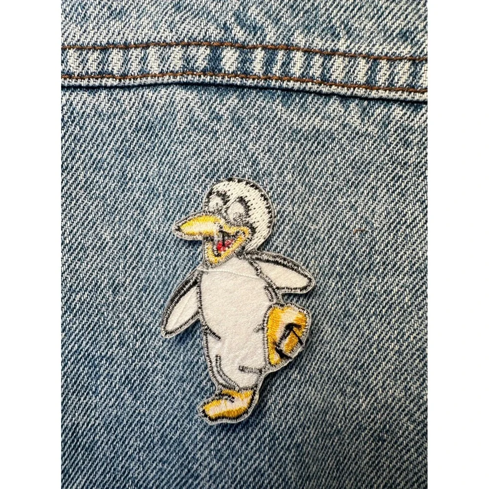 Baby Penguin Cartoon Iron‎ On Patch Embroidered Applique DIY Craft Project